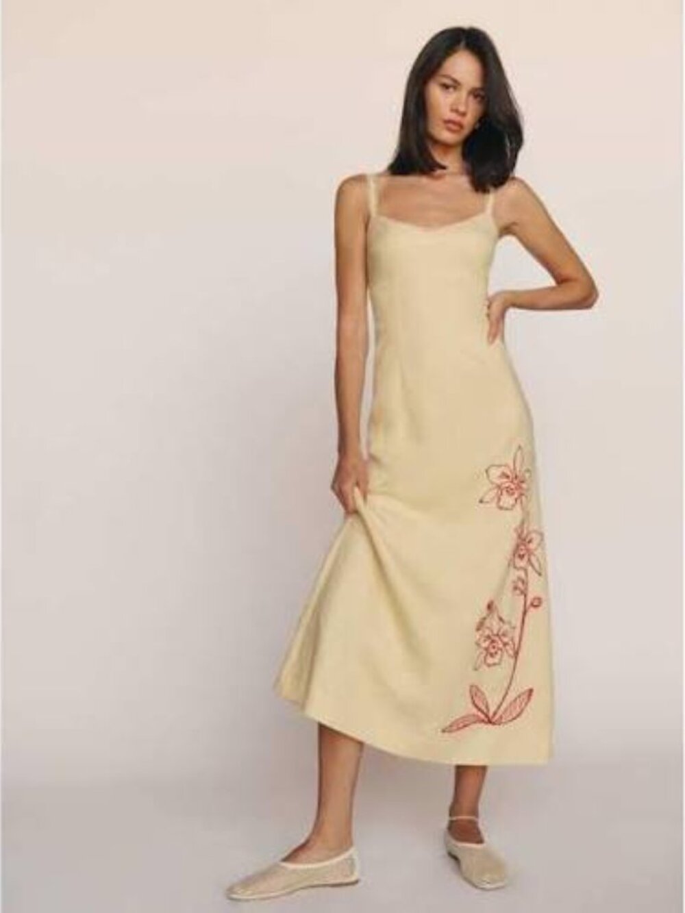 Reformation Colette Linen Dress